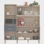 Armário de Cozinha 6 Portas 2 Gavetas Select - Lar Sereno - Imagem 4