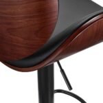 Banqueta Giratória Bergen Preta - Lar Sereno - Imagem 8