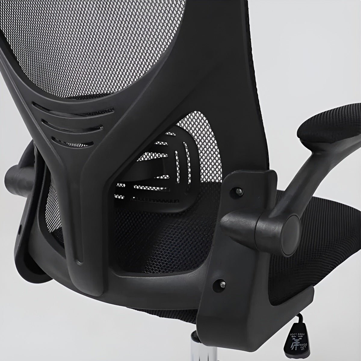 Kit 2 Cadeira De Escritório Giratória Preta Com Rodinhas Cor Preto - Lar Sereno - Imagem 6