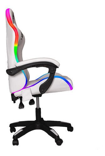 Cadeira Gamer Fox Racer Nordic Branca B98 - Lar Sereno - Imagem 3