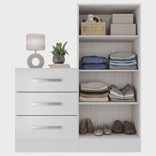 Cômoda 2 Portas 3 Gavetas Dunas - Lar Sereno - Imagem 2