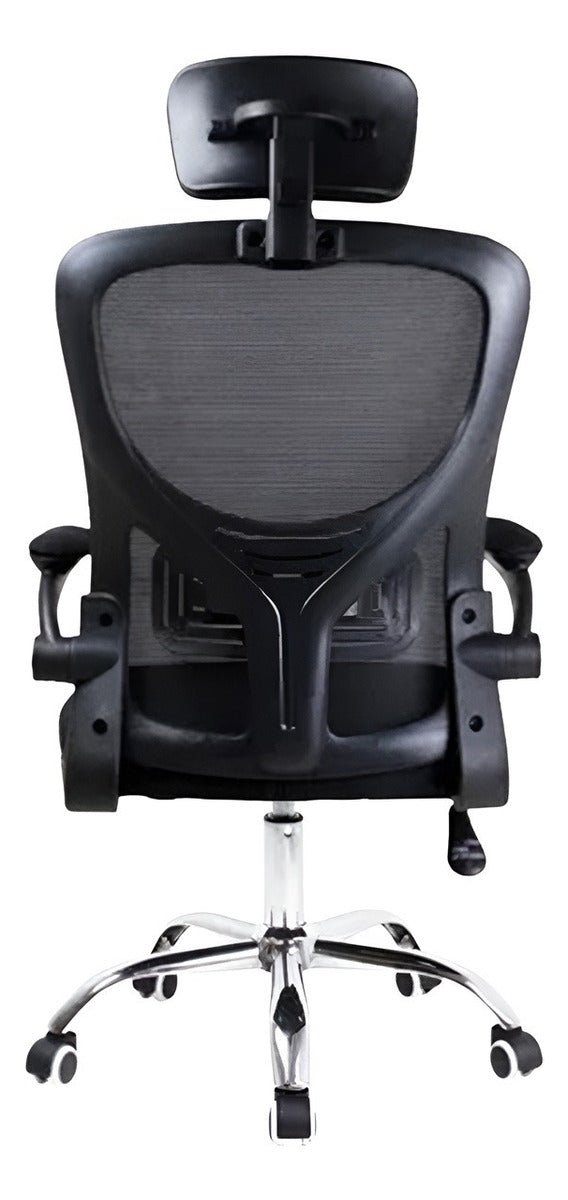 Kit 2 Cadeira De Escritório Giratória Preta Com Rodinhas Cor Preto - Lar Sereno - Imagem 7