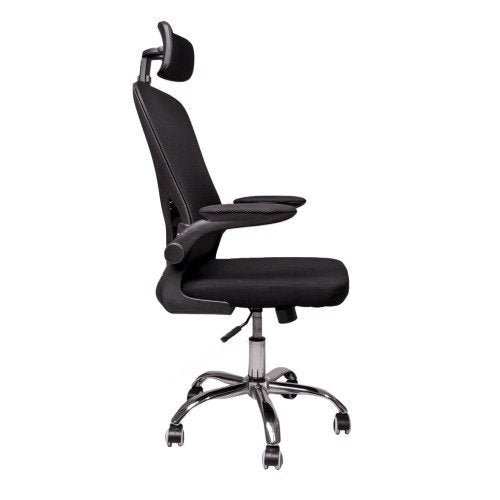 Cadeira De Escritório Efa Working Preta Cor Preto Material Do Estofamento Mesh - Lar Sereno - Imagem 2