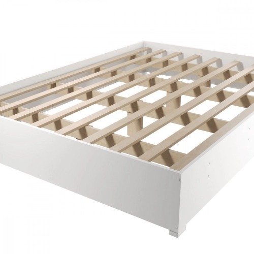 Base Cama Box Casal Imperatriz Com Pés Branco Viero - Lar Sereno - Imagem 2